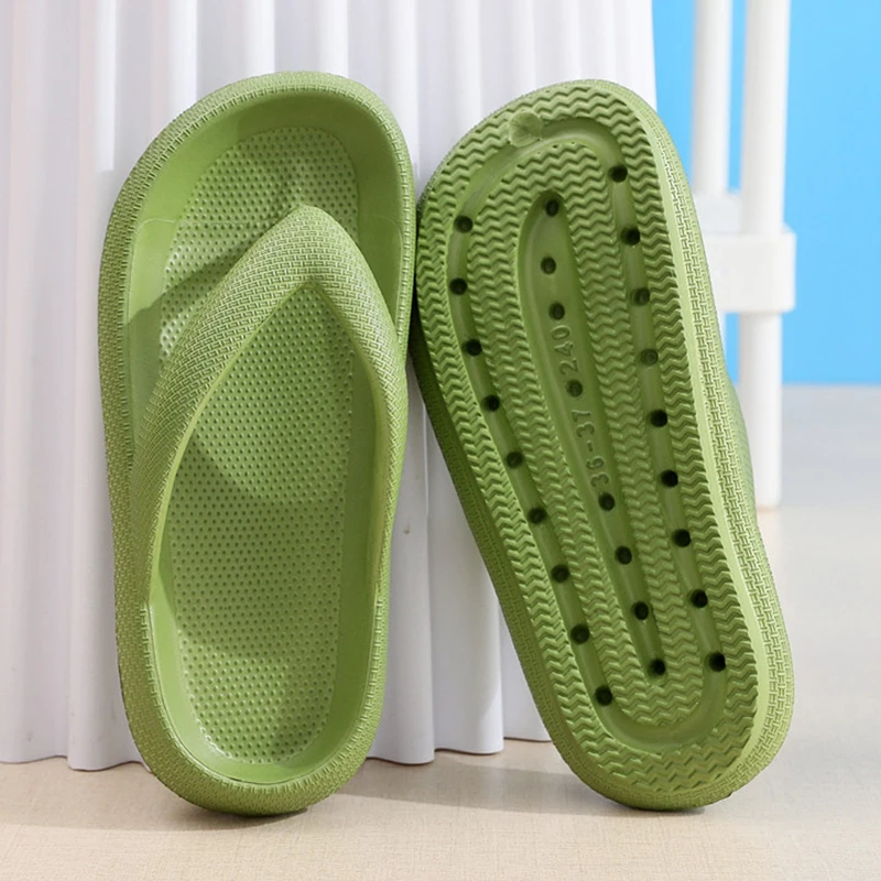 Men Shoes 2026 - 滑り止めプラットフォームビーチサンダル レディース 2026 夏 ソフトソール クラウドスリッパ