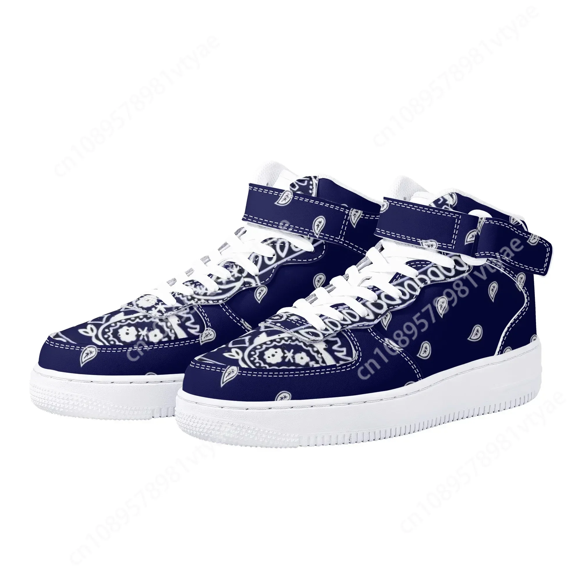 Men'S Shoes Dockers - 新着バンダナプリント男性バスケットボールスニーカーレジャーシューズトゥルーサイズランニングシューズ工場直接販売