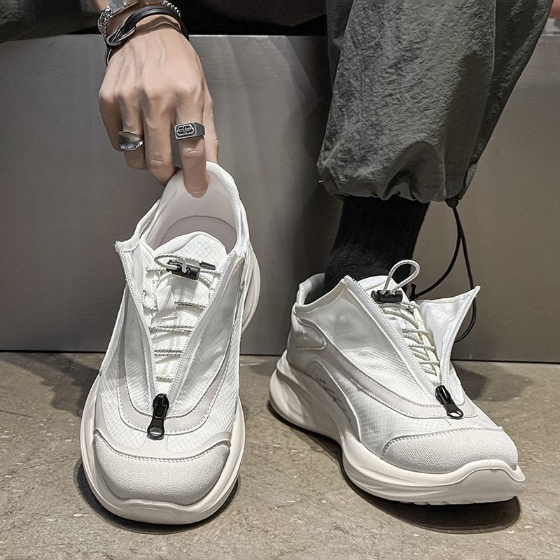 Men'S Shoes X Wide - 2026年最新トレンドメンズランニングシューズ幅広アスレチックランニングシューズ滑り止めアウトドアスポーツシューズ男性用ジッパーウォーキングスニーカーメンズ