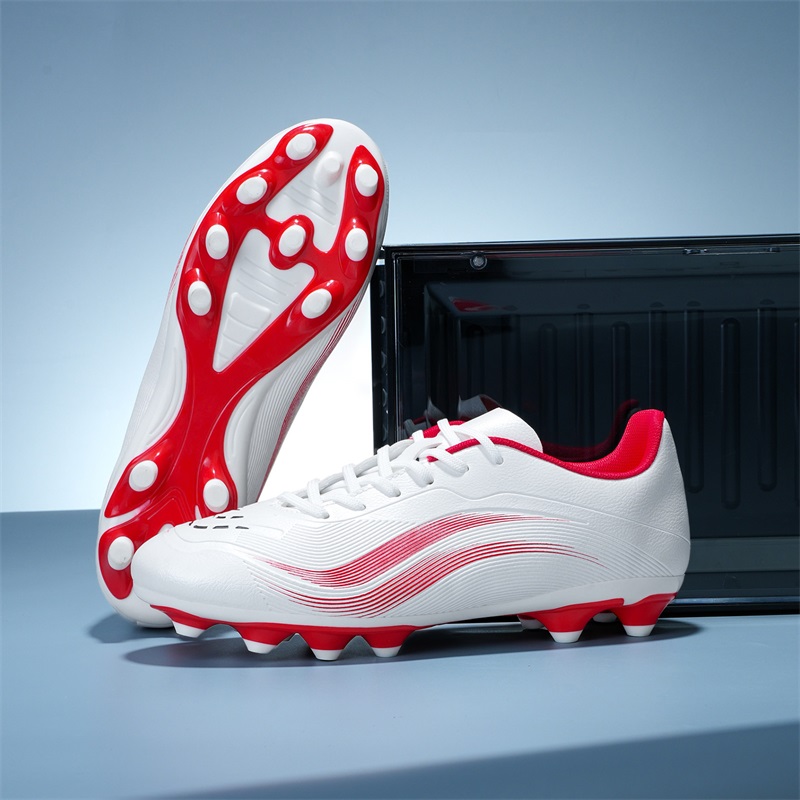 Men Shoes Must Have - 男性用通気性サッカーシューズ、FG/TFロングネイル人工芝滑り止めスポーツシューズ、ファンの必需品