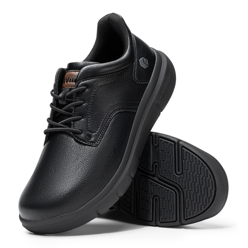 Men'S Shoes Hush Puppies - ItVille メンズ ワイド幅 レザー スリップオン カジュアル