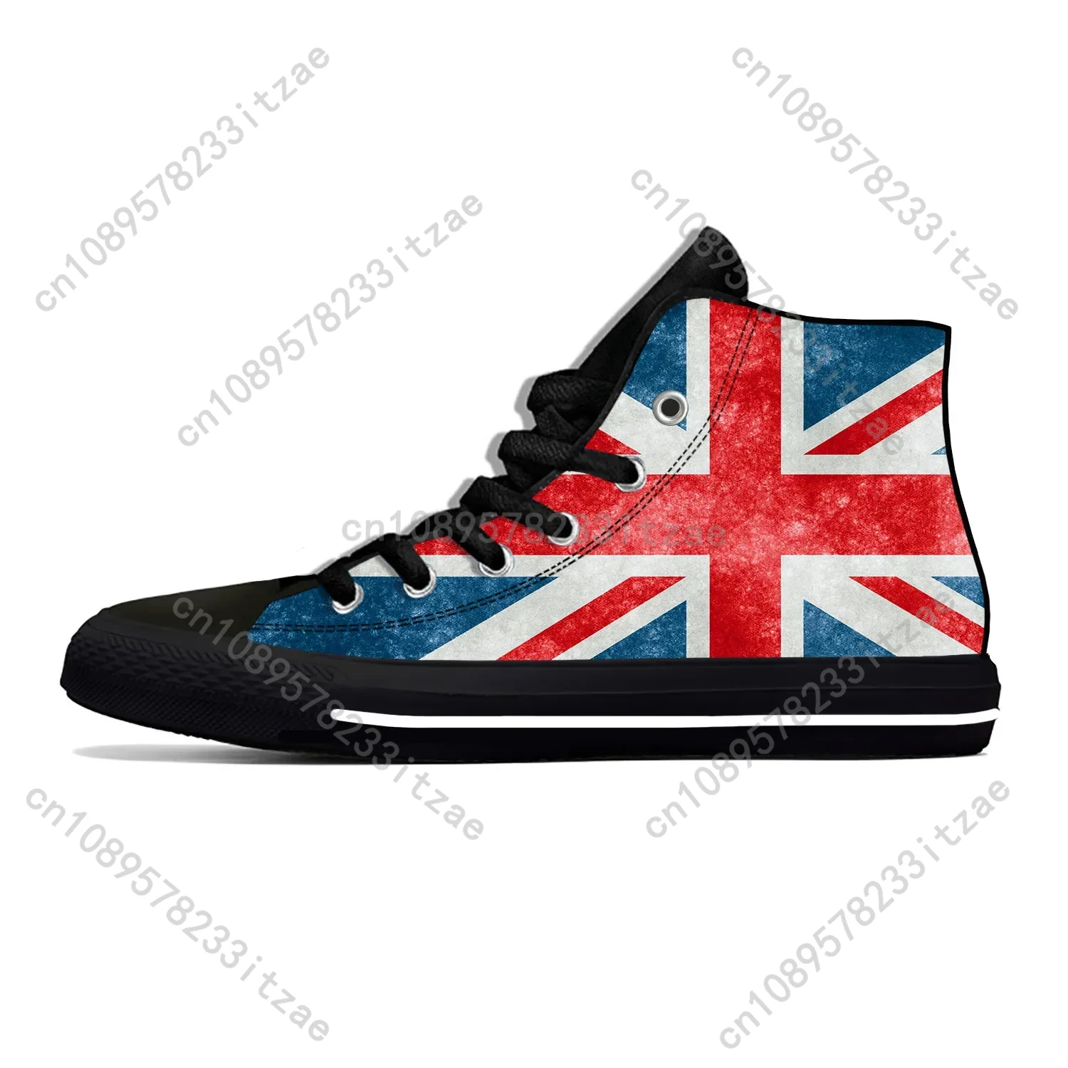 Men Shoes Uk - 熱い夏のイギリス、英国国旗、ユニオンジャック、イギリス、カジュアルシューズ、ハイカット、メンズ、レディース、クールスニーカー、クラシックボードシューズ