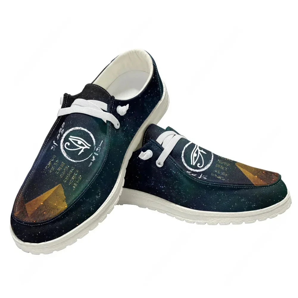 ホルスエジプト神のエジプトの目カジュアルシューズ男性女性フラ - Men Shoes Egypt のレビューと価格