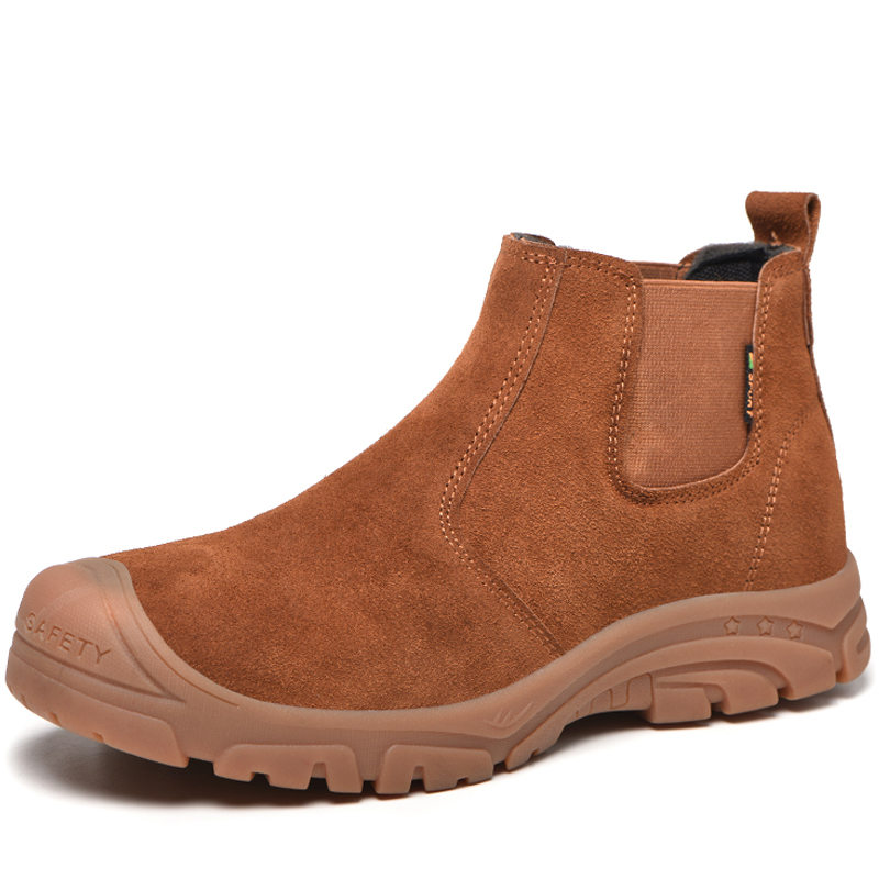男性用の不滅の安全靴,耐パンク性の作業靴,チェルシースタイル - Chelsea Boots Suede のレビューと価格