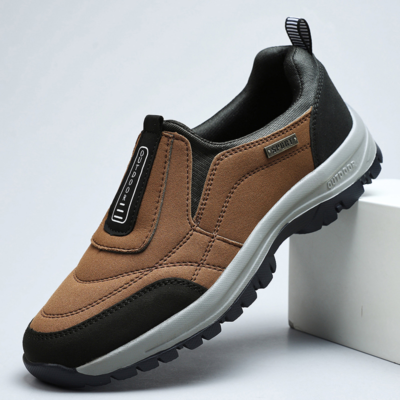 新しい革製メンズローファー、ラグジュアリーメンズカジュアルシ - Men'S Shoes Hush Puppies のレビューと価格