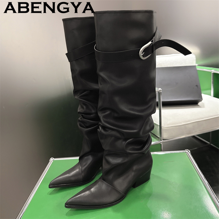 2026年冬新作 レディース スエードレザー ニーハイブーツ - Chelsea Boots Suede のレビューと価格