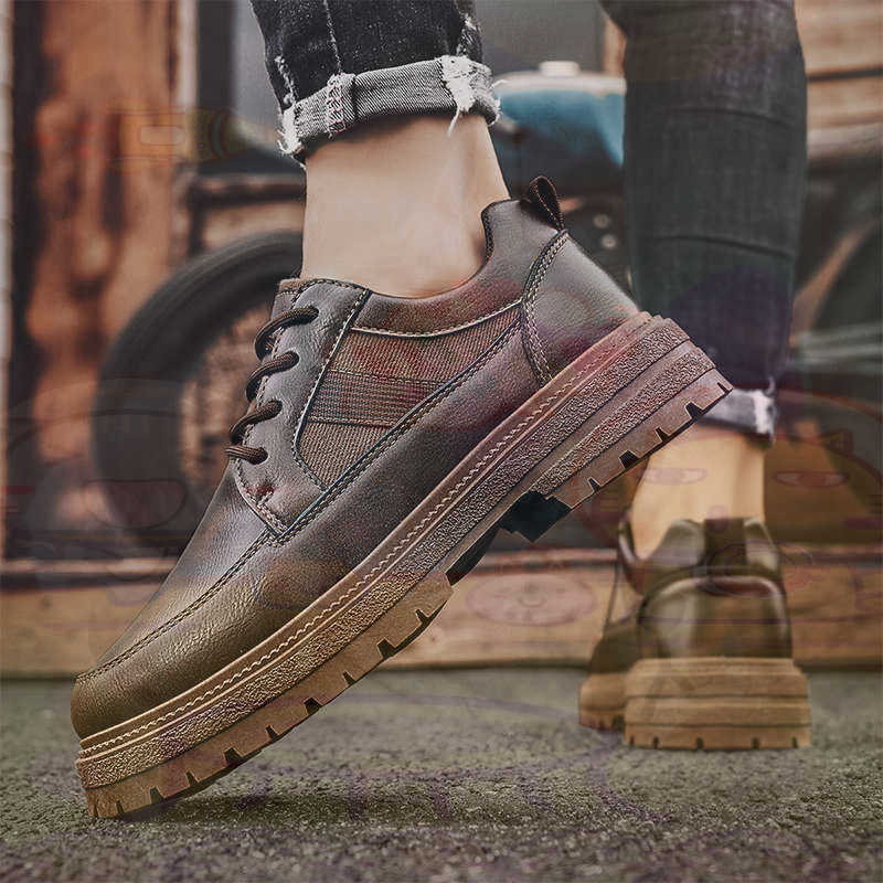 ダーク天然皮革ファッショントレーナーテニスメンズスニーカーフ - Men Shoes Uk のレビューと価格