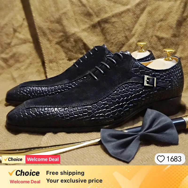 メンズビジネスレザー ドレスシューズ フォーマル オックスフ - Men Shoes Uk のレビューと価格