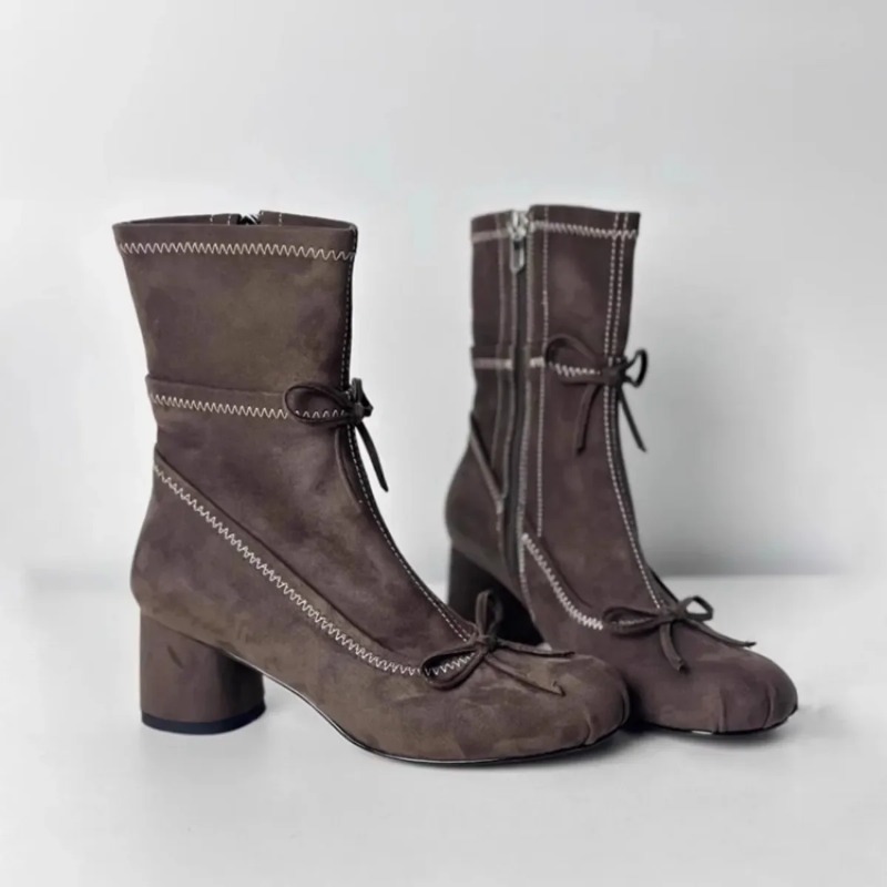 2026年冬ファッション新作パンプス チェルシーゴシック レ - Chelsea Boots Suede のレビューと価格
