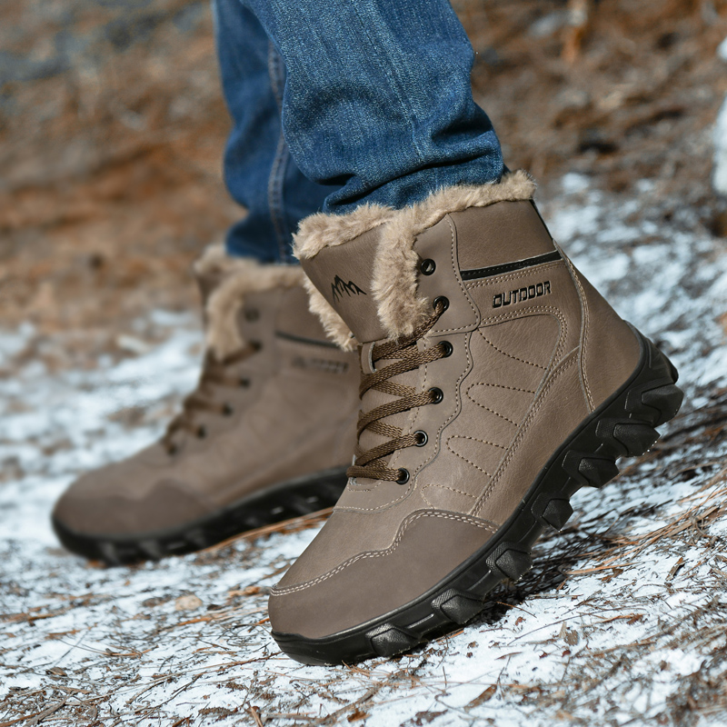 メンズウィンターブーツ暖かい防水滑り止めぬいぐるみスニーカー - Men'S Shoes Dockers のレビューと価格