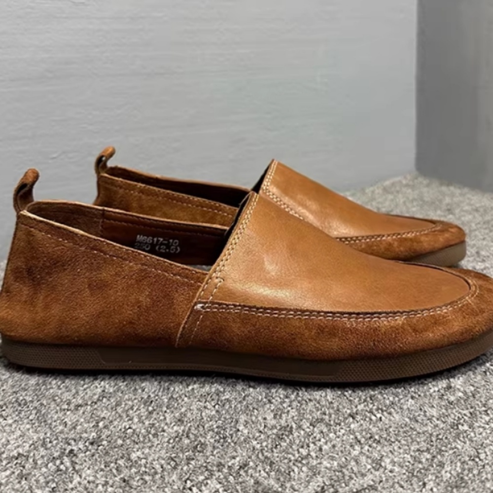 英国製の新しいスタイルのレザーカジュアルシューズ。柔らかい革 - Men Shoes Uk のレビューと価格