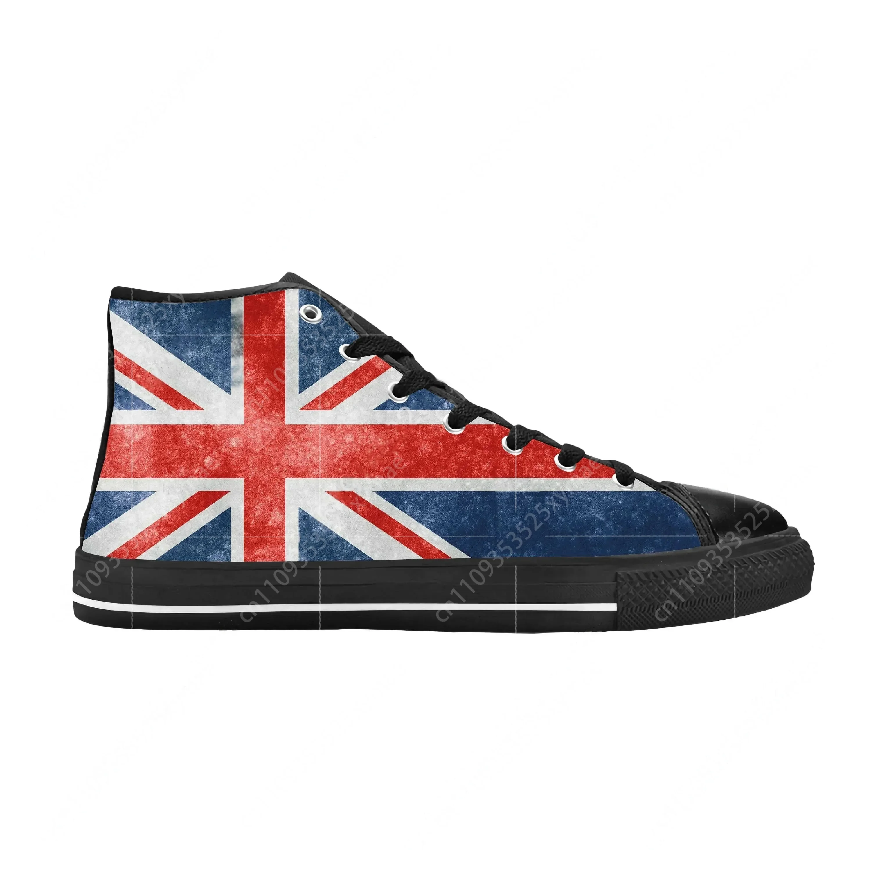 英国イングランドユニオンジャック英国旗カジュアル布靴ハイトッ - Men Shoes Uk のレビューと価格