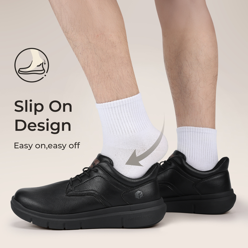 ItVille メンズ ワイド幅 レザー スリップオン カジ - Men'S Shoes Hush Puppies のレビューと価格