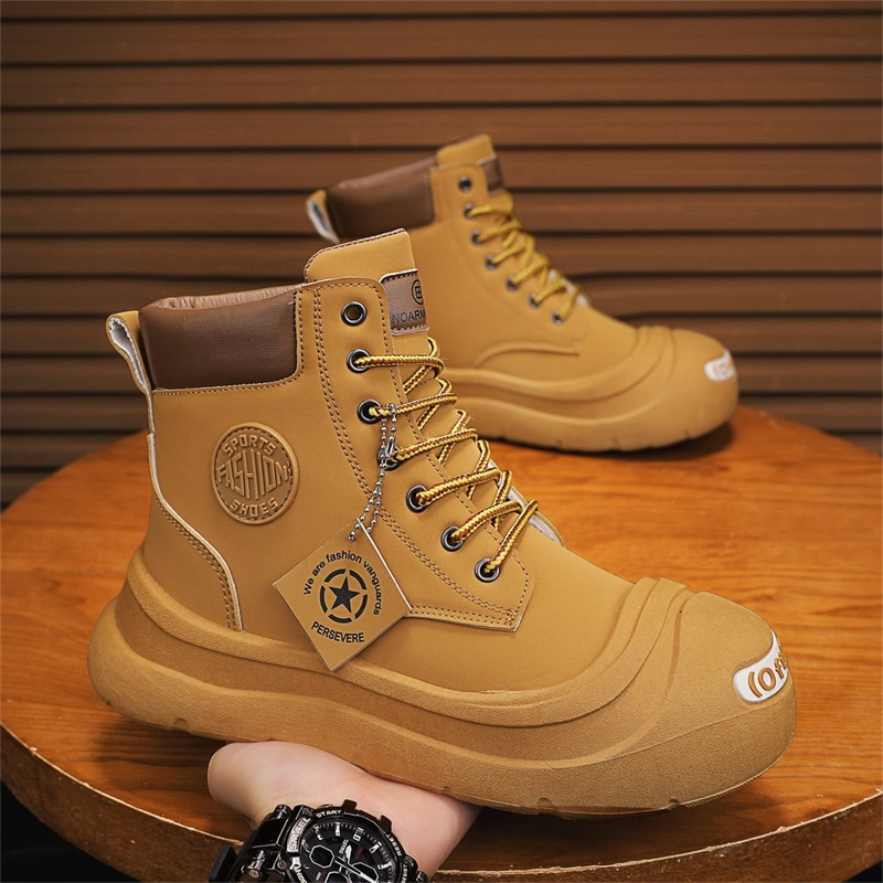ショート丈アンクルブーツ　おしゃれで快適なハイカットメンズス - Men'S Shoes Dockers のレビューと価格