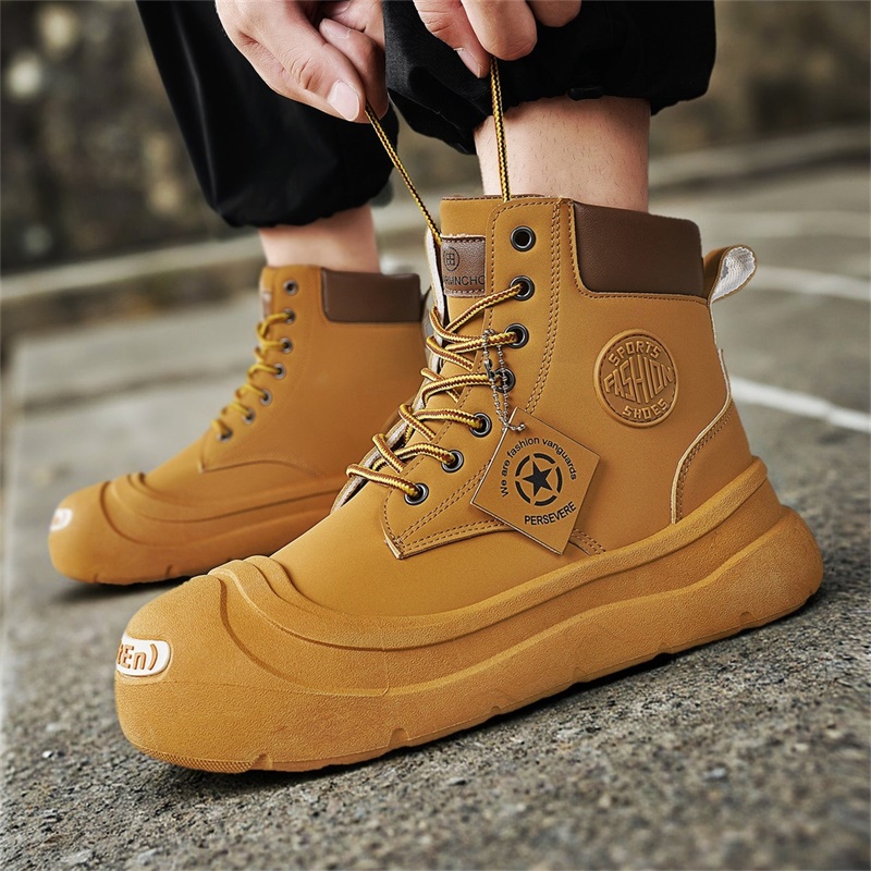 ショート丈アンクルブーツ　おしゃれで快適なハイカットメンズス - Men'S Shoes Dockers のレビューと価格