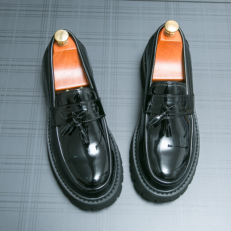 新しいプラットフォームシューズローファーシューズ男性厚底結婚 - Men Shoes Prada のレビューと価格