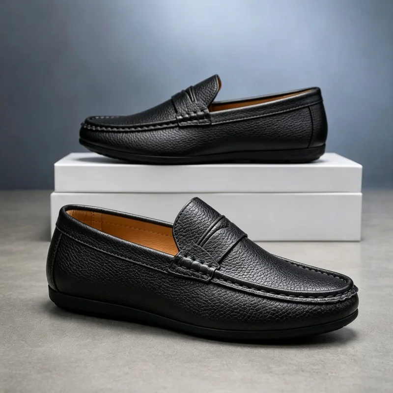クラシックデザインのカジュアルシューズ男性用スリッポンシュー - Men'S Shoes Hush Puppies のレビューと価格