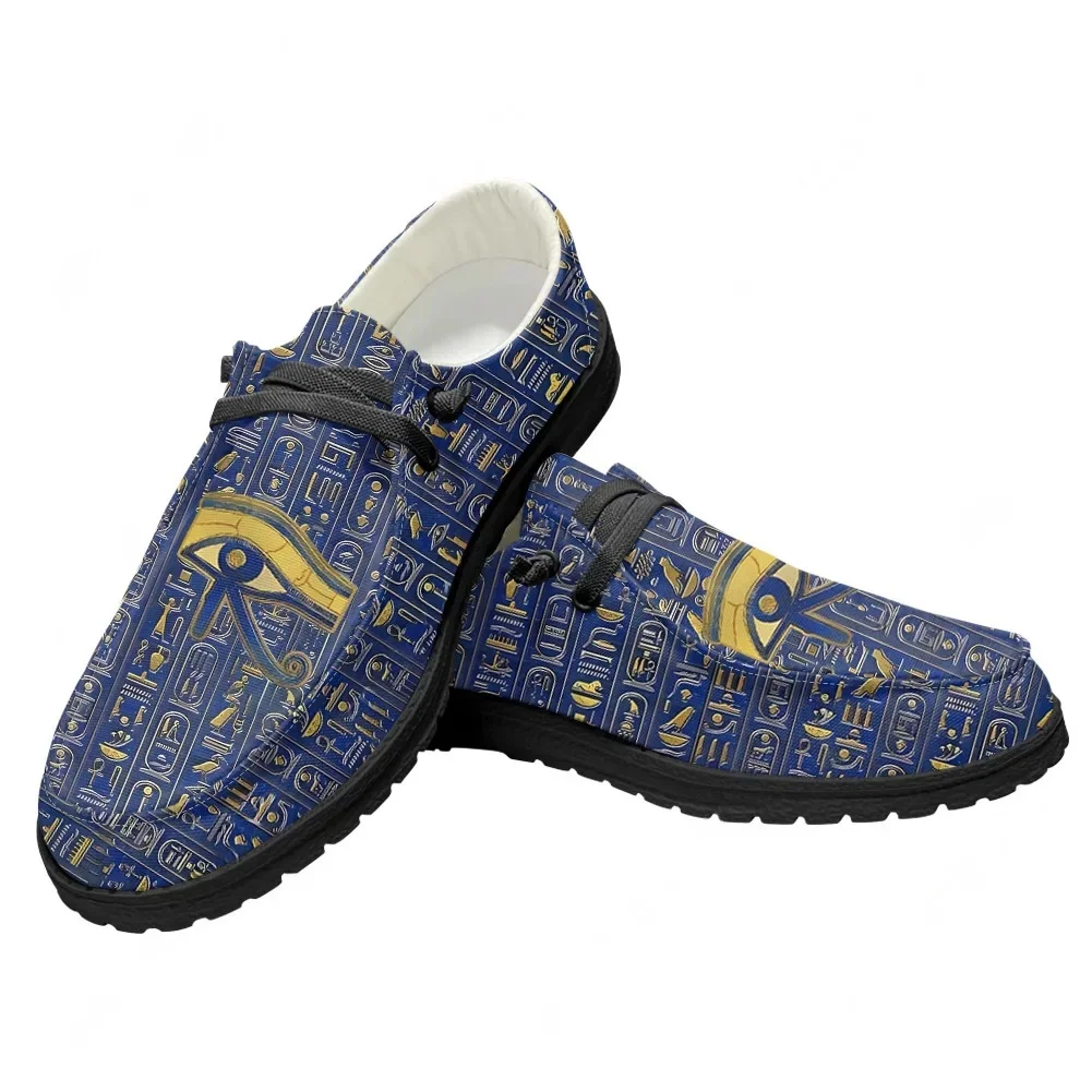 ホルスエジプト神のエジプトの目カジュアルシューズ男性女性フラ - Men Shoes Egypt のレビューと価格