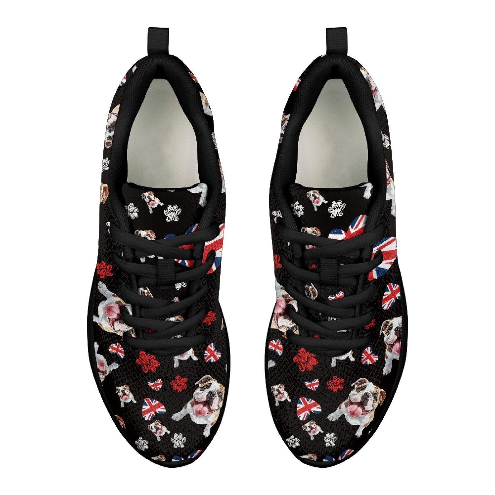 英国パグ犬柄サマーメッシュスポーツジョギングランニングシュー - Men Shoes Uk のレビューと価格