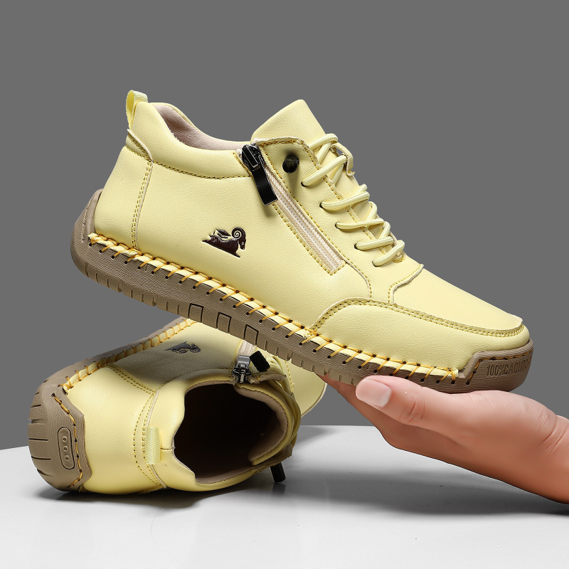 女性用スニーカー手作りレザーカジュアルシューズアウトドアソフ - Men'S Shoes Hush Puppies のレビューと価格