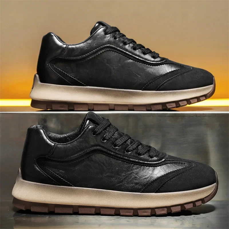 高級メンズスニーカー オールシーズン レザー カジュアル ス - Men'S Shoes Hush Puppies のレビューと価格