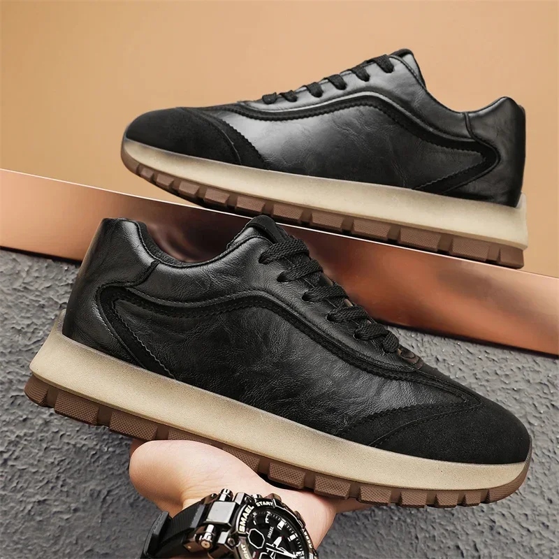 高級メンズスニーカー オールシーズン レザー カジュアル ス - Men'S Shoes Hush Puppies のレビューと価格
